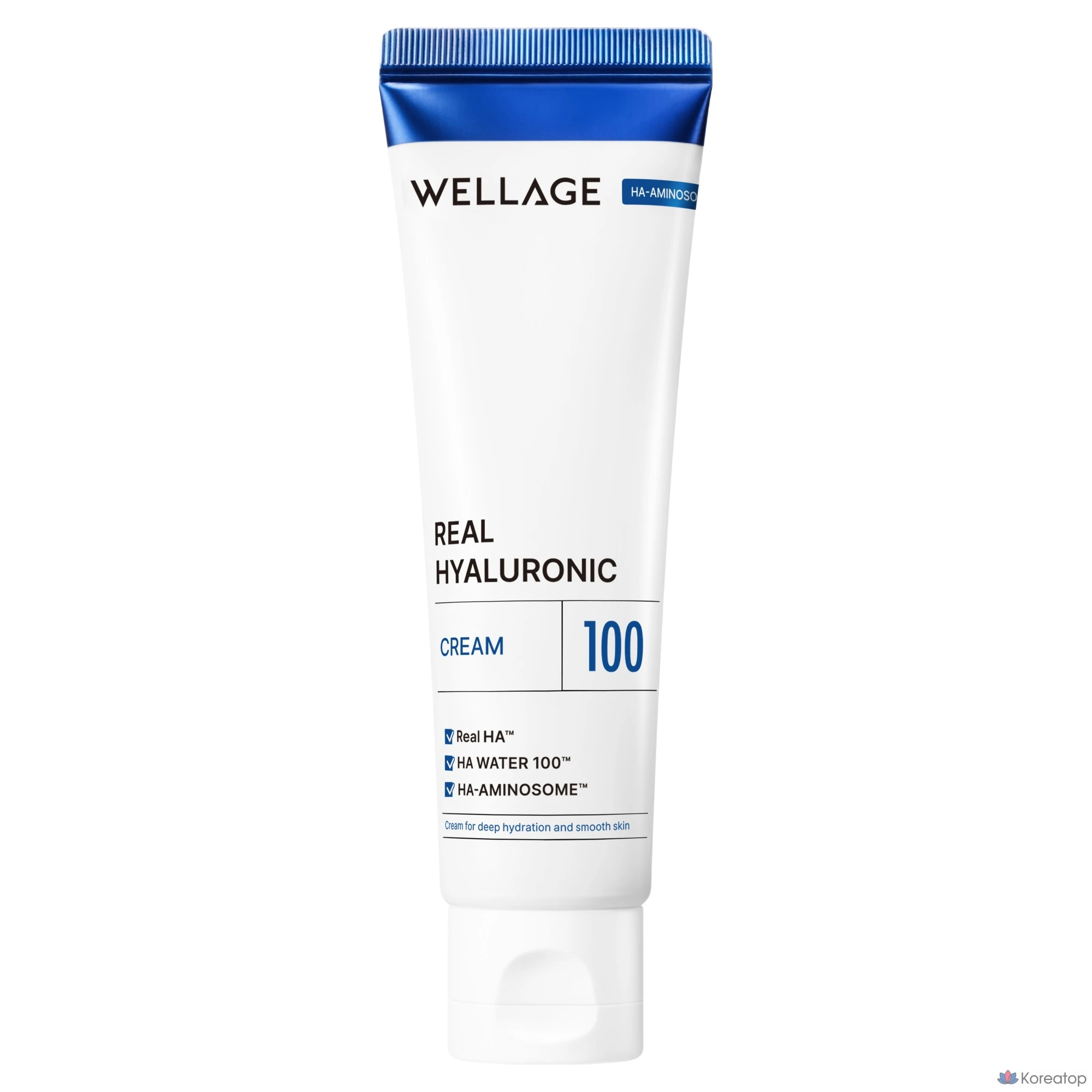 Крем Wellage Real Hyaluronic 100, 80 мл, 1 шт.