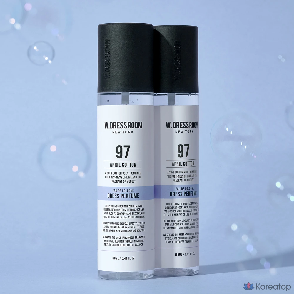 Ароматизатор для одежды и тела W.Dressroom Dress Perfume, оттенок April Cotton, 160 мл, 1 шт., фото 7