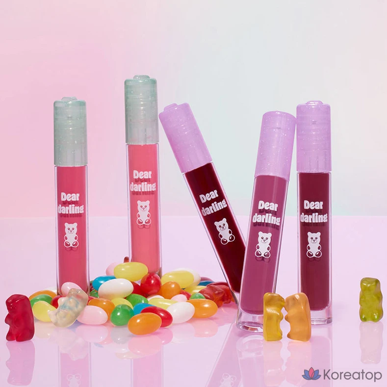 Тинт для губ Etude House Dear Darling Water Gel Tint, оттенок Goguma Red, 1 шт., фото 6