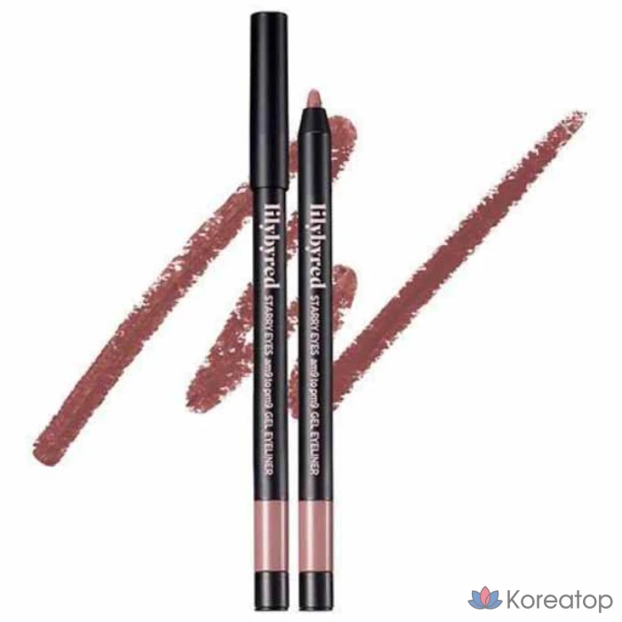 Гелевая подводка для глаз Lilybyred Stareyes Nine to Nine, 0,5 г, 19 оттенков Misty Pig, 1 шт.