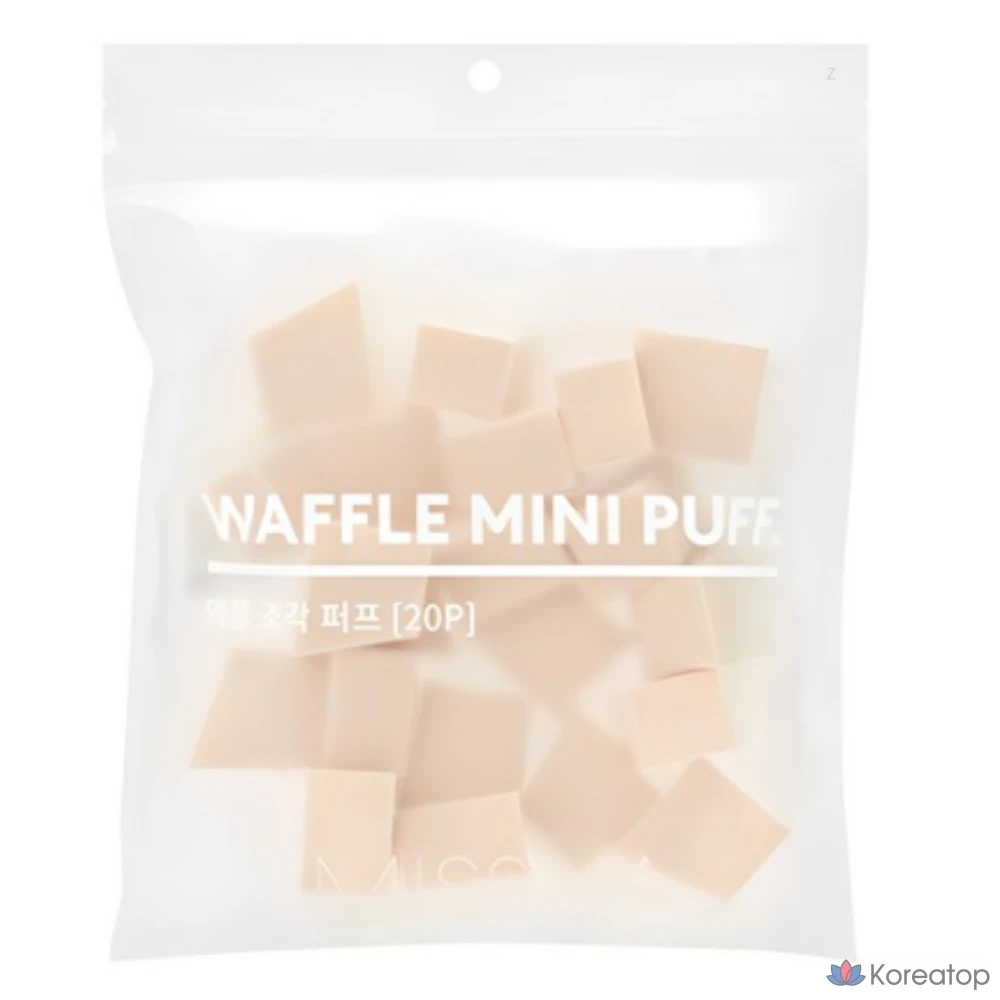 Набор слоеных пирожных Missha Waffle Piece Puff, 20 шт., одноцветные, 20 комплектов.