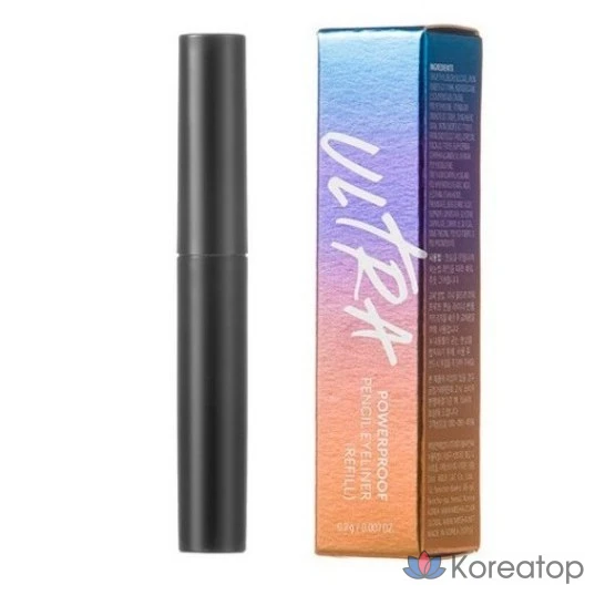 Карандаш для глаз Missha Ultra Powerproof Pencil Liner, 0,2 г, черный, 1 шт.