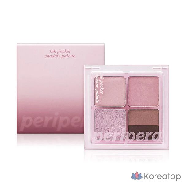 Палетка теней Peripera Ink Pocket Shadow Palette, № 2, аромат «Прохладное лето», 1 шт.