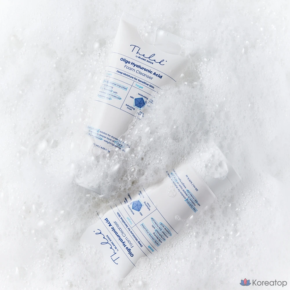 Пенка для умывания с гиалуроновой кислотой THE LAB by blanc doux Oligo, 120 мл, 1 шт.