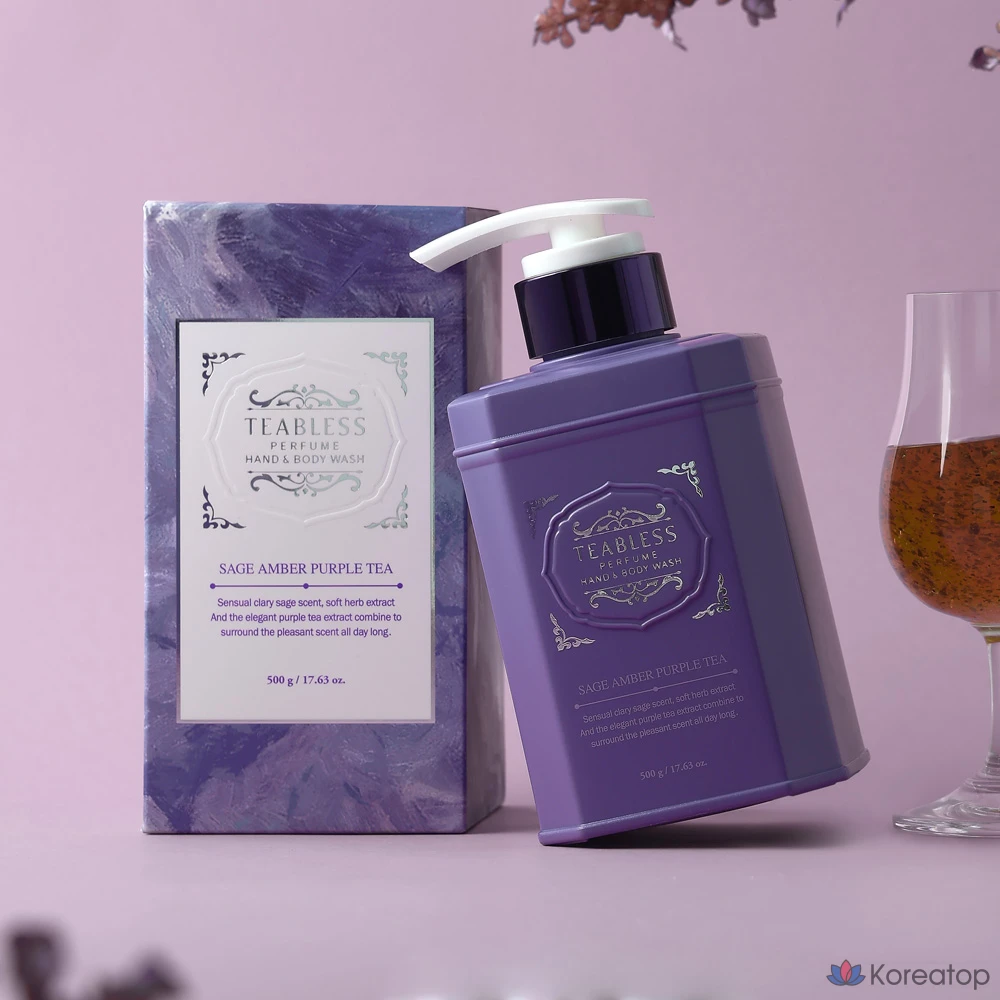 Гель для душа T-Bless с ароматом фиолетового чая, цветочно-древесный, 500 г, 1 упаковка.