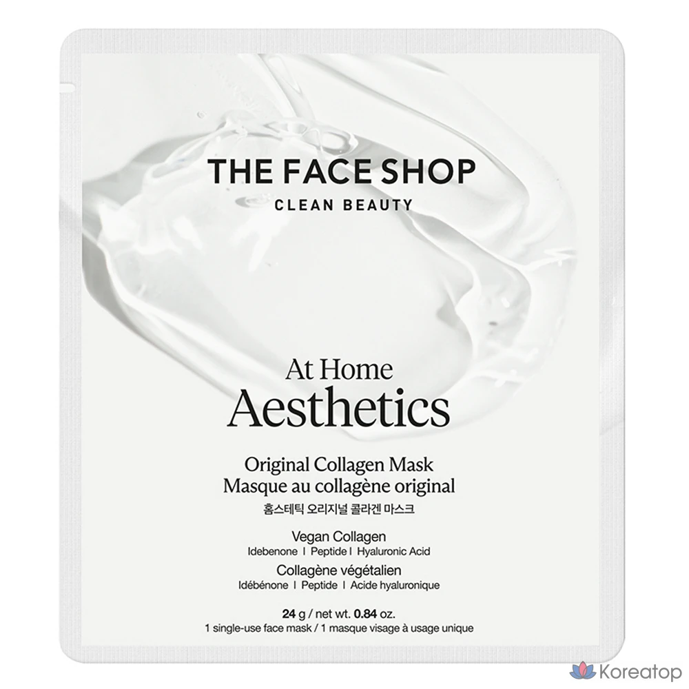 Оригинальная коллагеновая маска для лица The Face Shop Home Aesthetic, 24 г, 1 упаковка