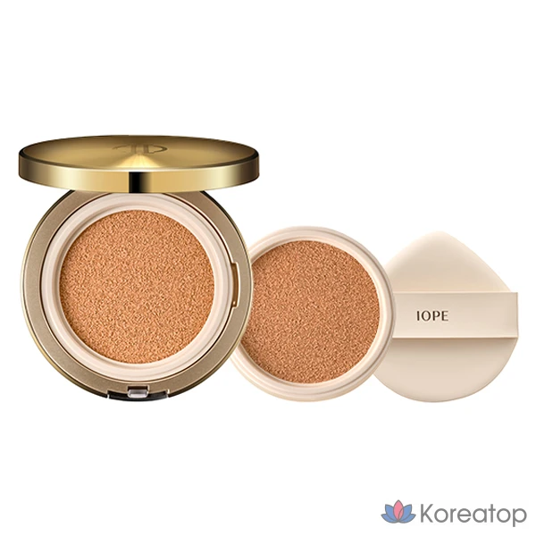 Набор тональной основы IOPE Super Vital EX Cushion Foundation 16 г + сменный блок 16 г, № 23, 1 шт.