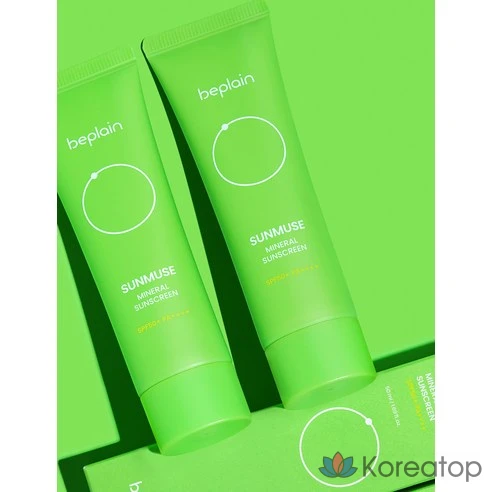 Солнцезащитный крем Beplain Sunmuse Mint Green SPF50+ PA++++