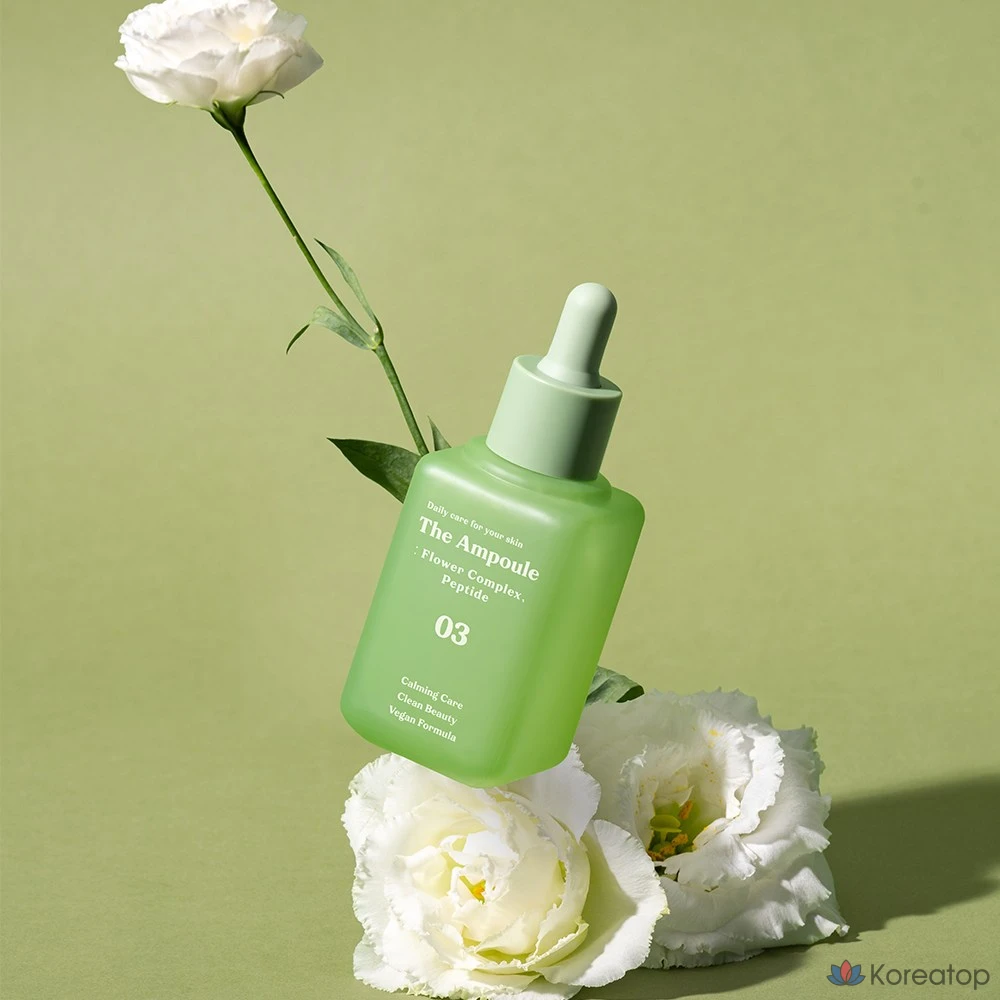 Сыворотка Dermashare The Ampoule Vegan Flower Complex Peptide Pore Elasticity Care Serum, 60 мл, 1 шт.