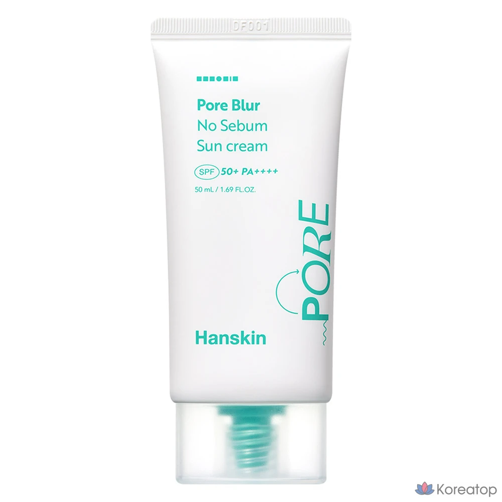 Солнцезащитный крем HANSKIN Pore Blur No-Sebum SPF50+ PA++++, 1 шт., 50 мл