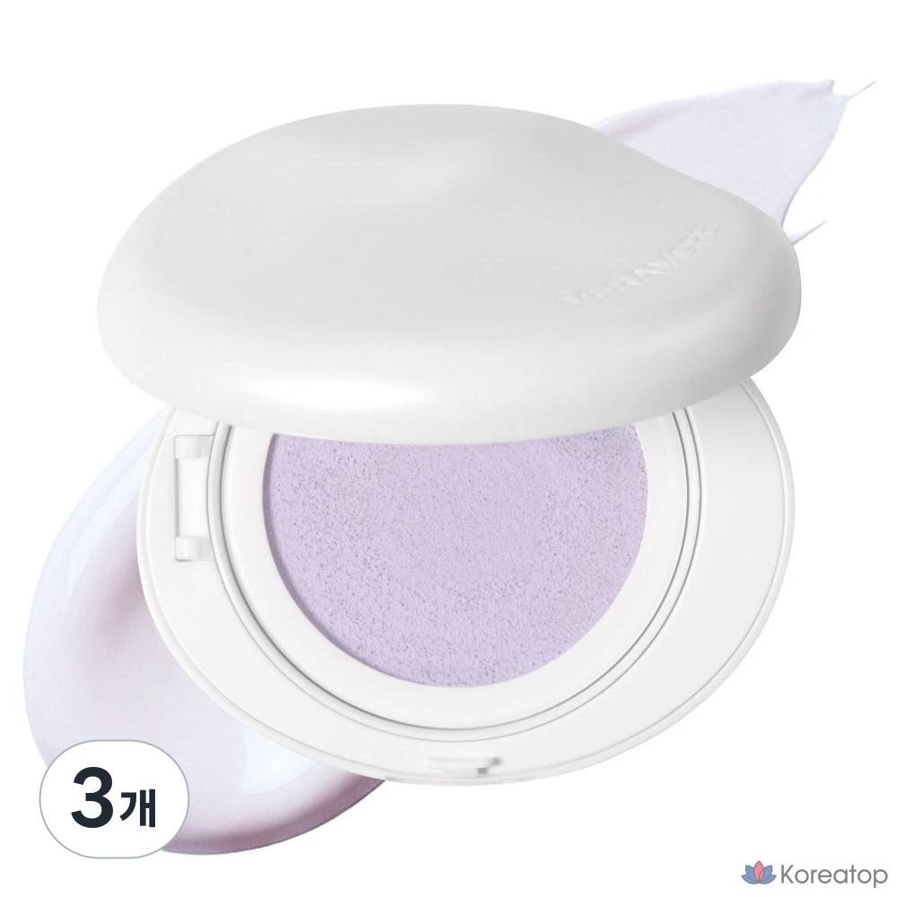 Солнцезащитный кушон VERAMORE Glow Tone Up Radiant Sun Cushion (Purple), SPF50+ PA++++