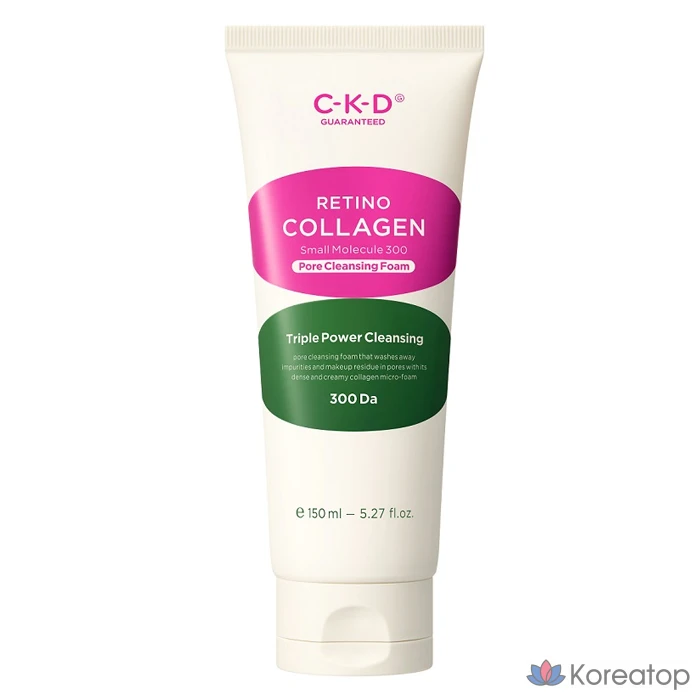 Очищающая пенка для пор CKD Retino Collagen Low Molecular 300, 1 шт.