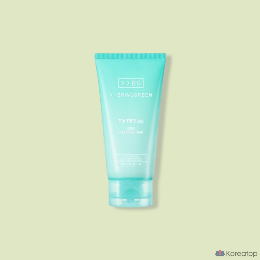 Пенка для глубокого очищения Bring Green Tea Tree Cica, 1 шт., 120 мл