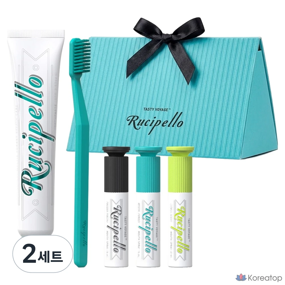 Набор для ухода Rucipello Dental Ritual Set, 100 г, 2 шт.