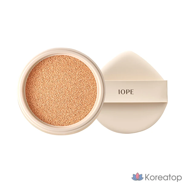 Сменный блок тонального крема IOPE Super Vital EX Cushion Foundation, 16 г, 21 светло-бежевый, 1 шт.
