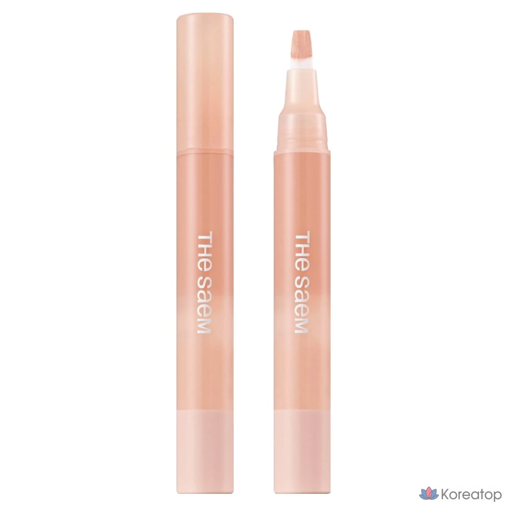 Консилер-карандаш The Saem Cover Perfection Pen Concealer, 4 мл, персиково-бежевый, 1 шт.