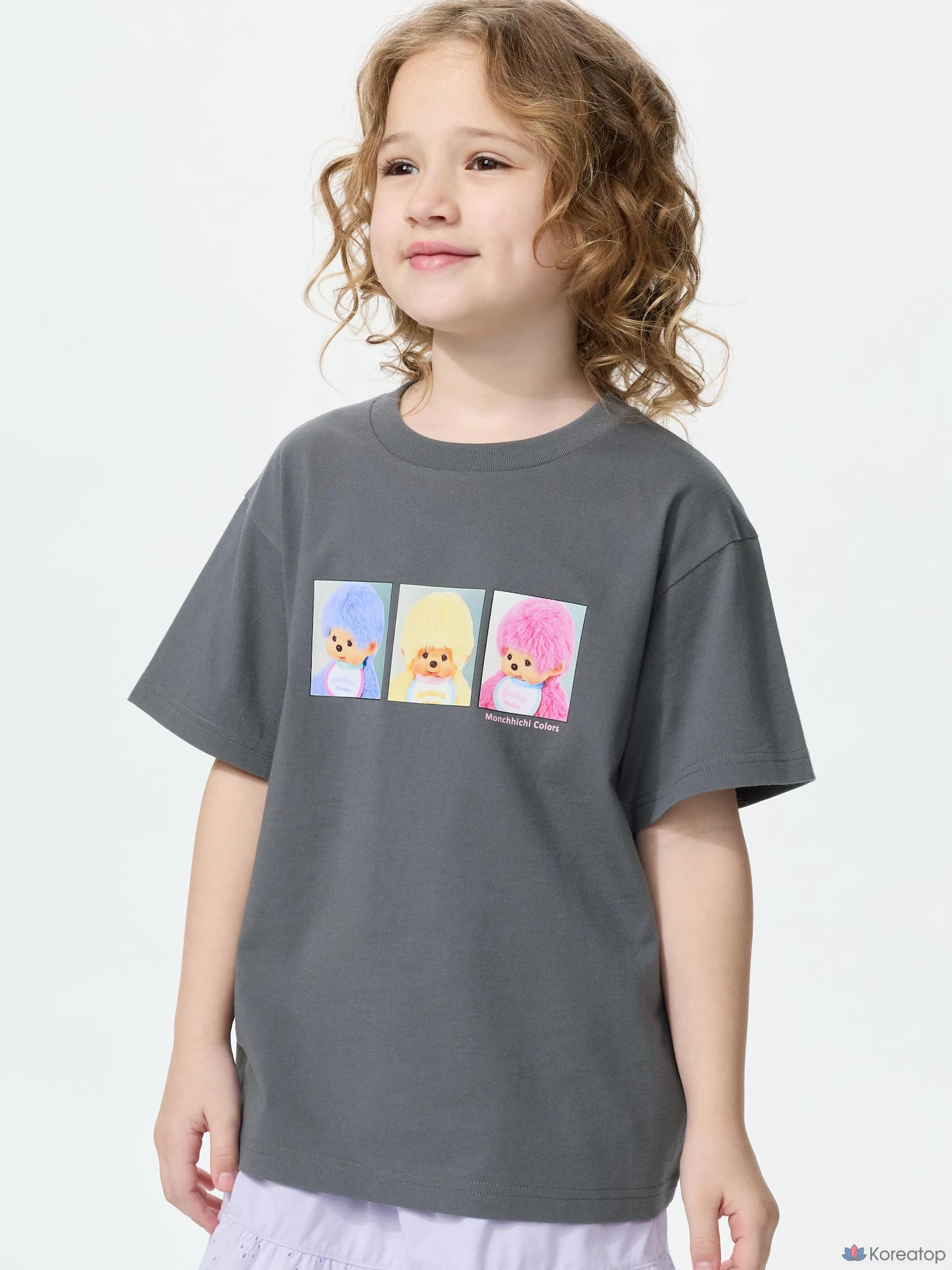 Футболка детская Uniqlo Monchhichi UT Graphic T-Shirt