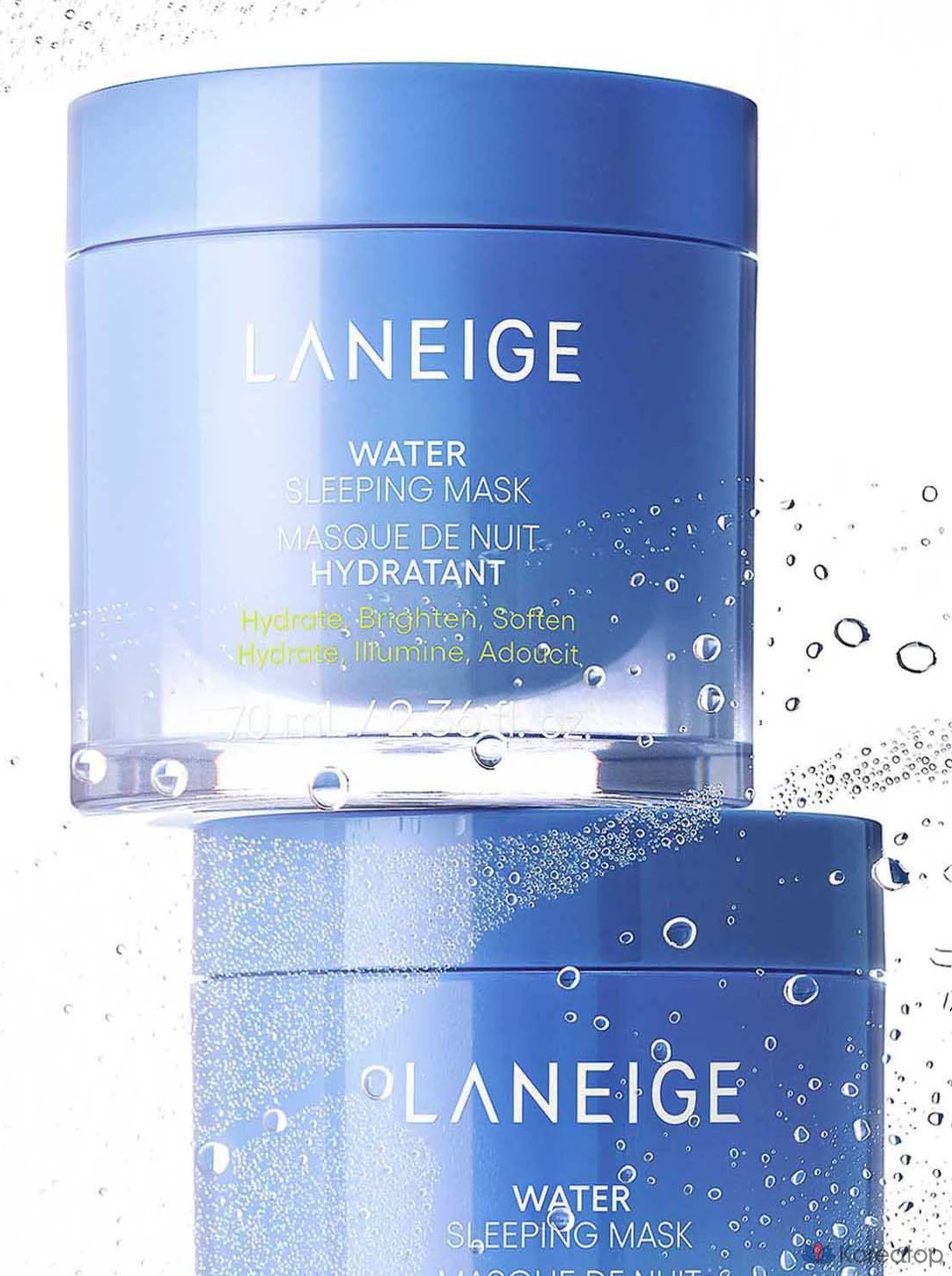 Набор для ухода LANEIGE Water Sleeping Mask 70ml + 15ml x 2p Set, 1 шт.