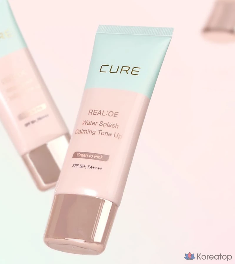 Солнцезащитный крем KIM JEONG MOON Aloe Lasence Loe Cure Realoe Water Splash Calming Tone-Up Sunscreen SPF50+ PA++++, 40 г, 1 шт.