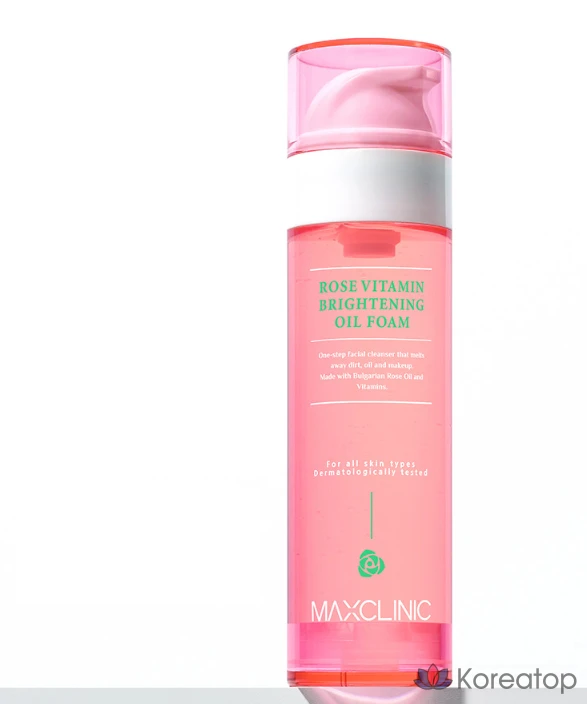 Очищающая пенка для лица MAXCLINIC Rose Vitamin Brightening Oil Cleansing Foam, 110 г, 1 шт.