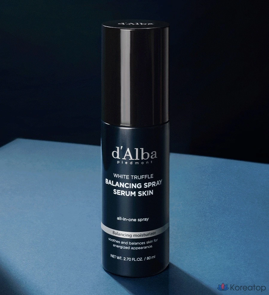 Набор D'alba All-in-One Men's Balancing Spray Serum Skin 80ml x 3 шт. + пенка для умывания с низким уровнем раздражения 80 мл (1 комплект)