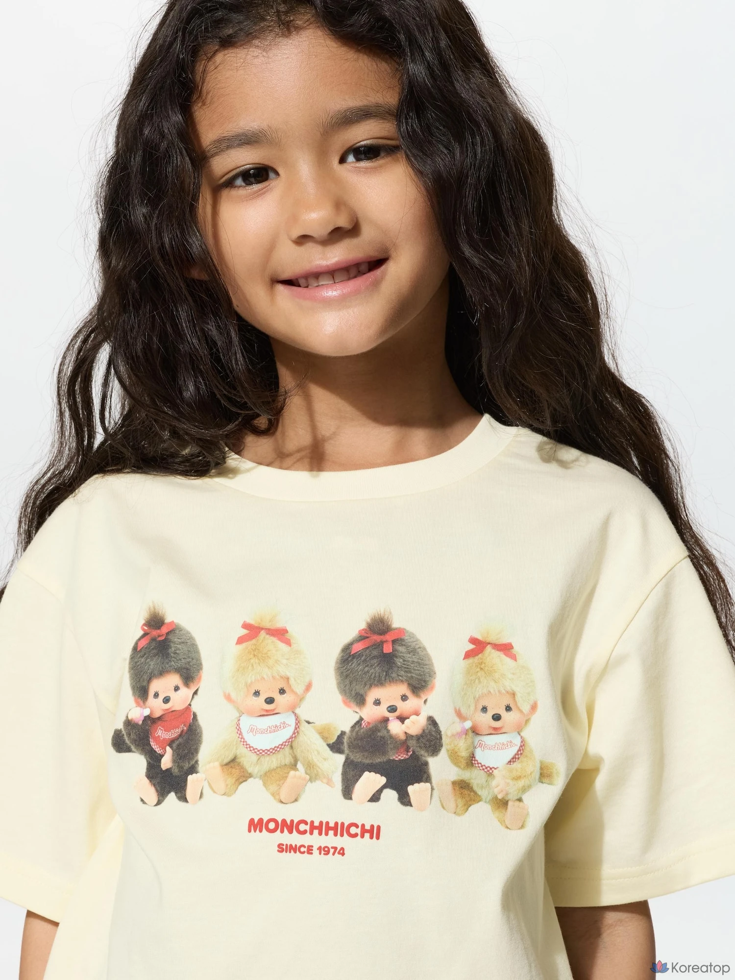 Футболка детская Uniqlo Monchhichi UT Graphic T, размер Free
