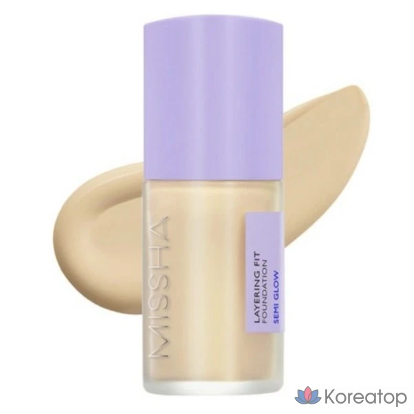 База под макияж Missha Layering Fit Base, 35 мл, № 23, песочный оттенок, 1 шт.