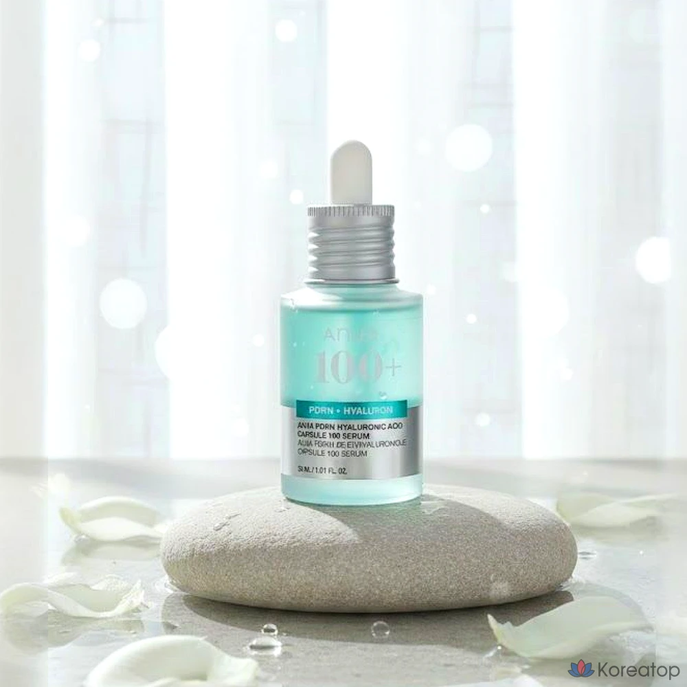 Сыворотка Anua PDRN с гиалуроновой кислотой в капсулах, 100 капсул, 30 мл.