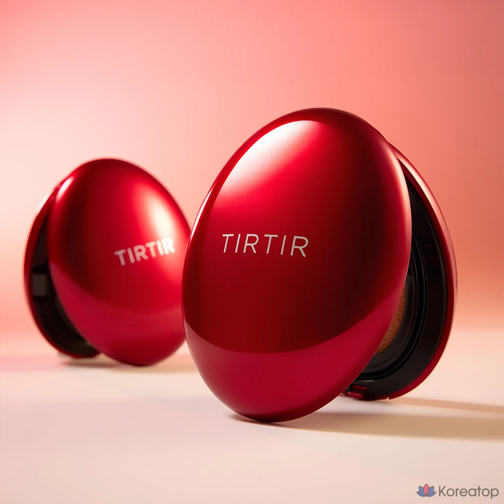 Кушон TIRTIR Mini Mask Fit Red Cushion, оттенок 19N Nude Beige, 4.5 г, 1 шт., фото 2