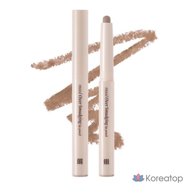 Карандаш для губ MERZY Mood Over Smudging Lip Pencil, оттенок ML5 Taupe Beige, 0.9 г, 1 шт.
