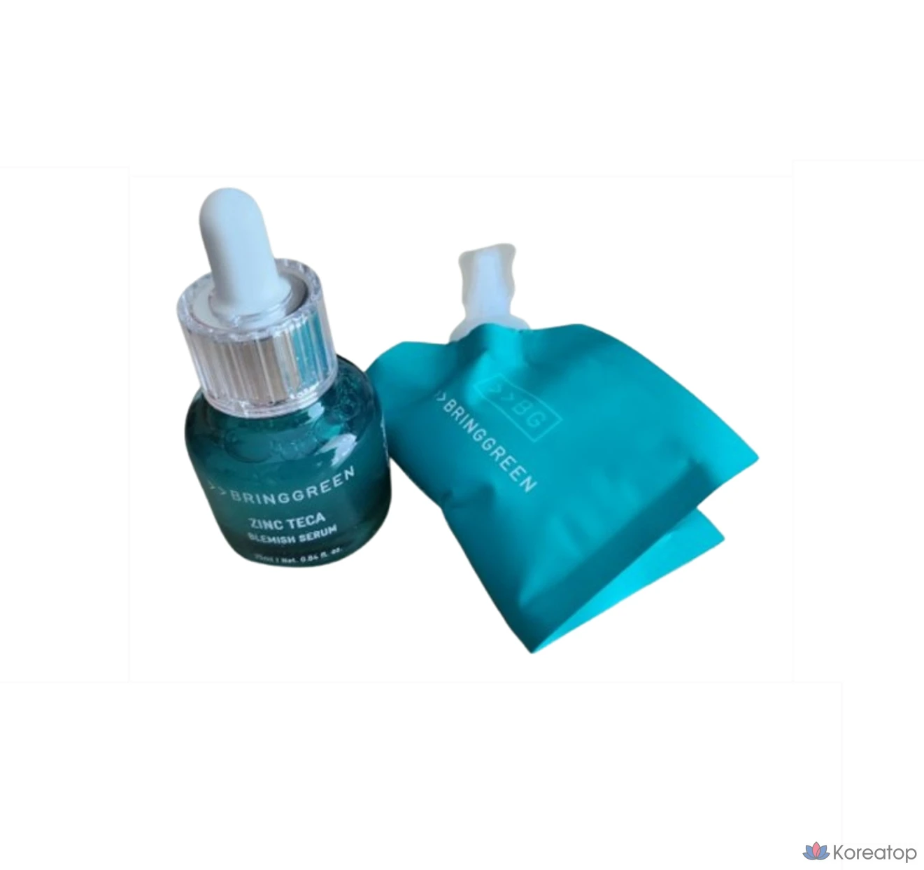 Сыворотка для лица Bring Green Zinc Teca Trouble Serum, 25 мл + сменный блок 25 мл, 1 шт.