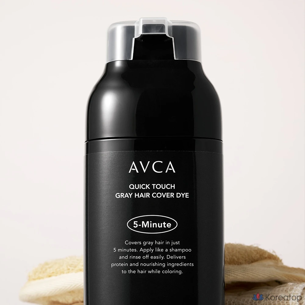 Краска для волос AVCA Quick Touch 5-Minute Gray Cover, 240 мл, черная, 1 шт.