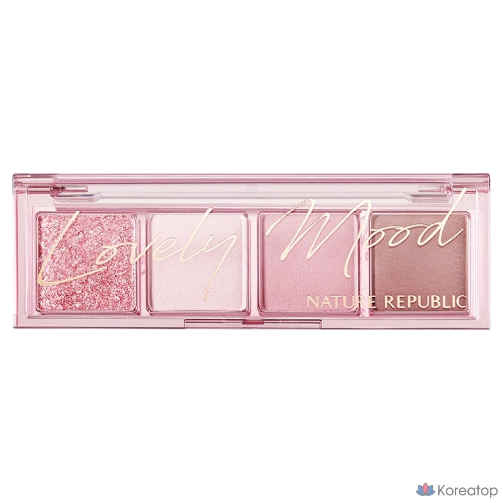 Палитра из 4 оттенков Nature Republic Daily Basic, 03 Cool Pink, 1 шт.