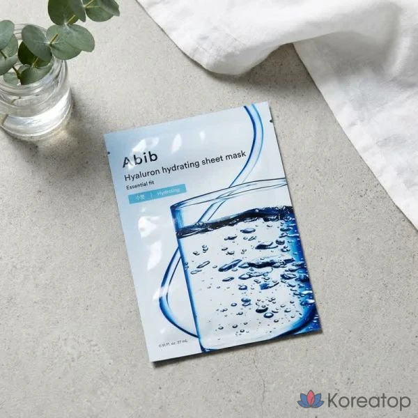 Маска-салфетка Essential Fit с гиалуроновой кислотой и увлажняющим эффектом, 1 лист, 1 шт.