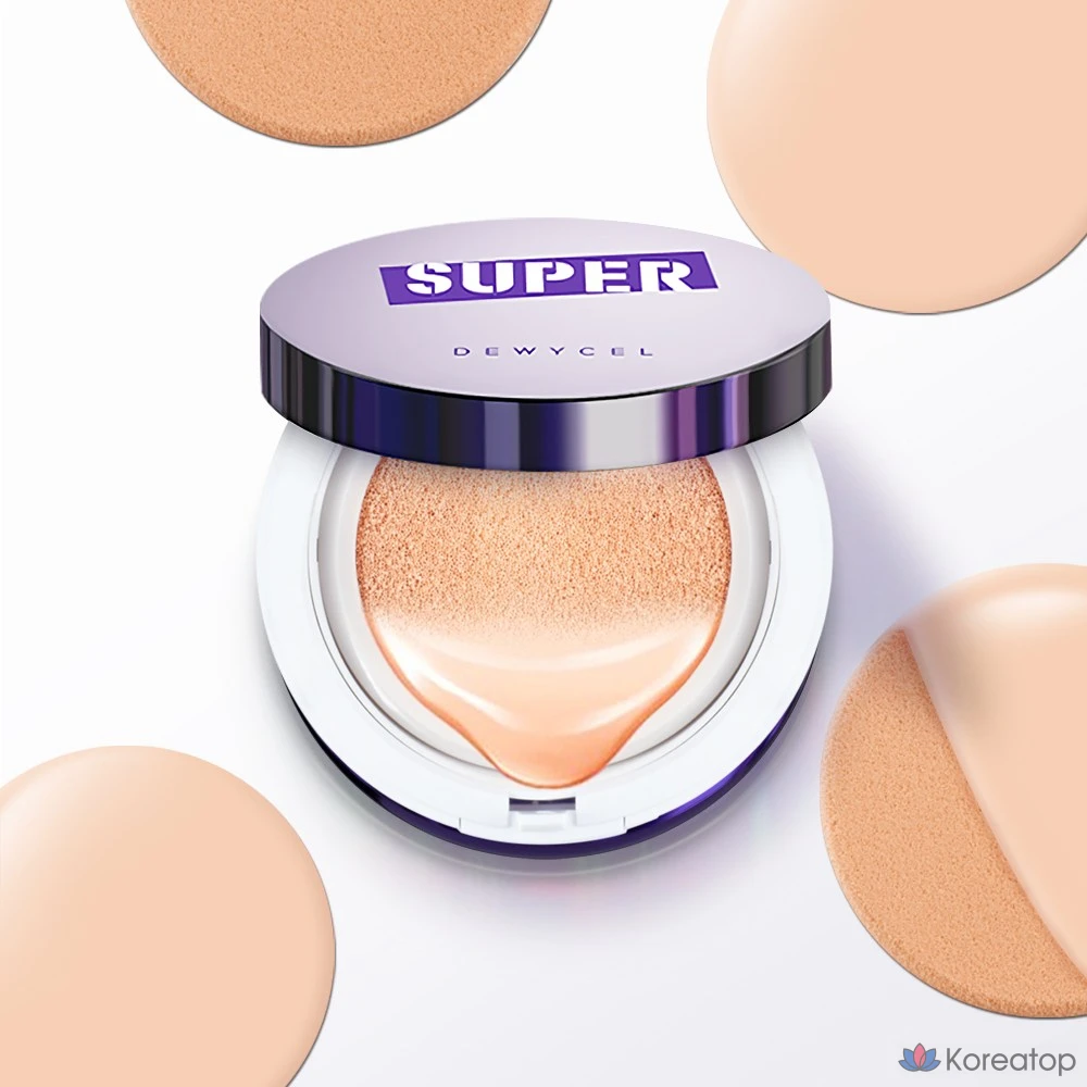 Сменный блок для тонального крема DEWYCEL Super Plus Cushion, 15 г, № 21, 1 шт., фото 3