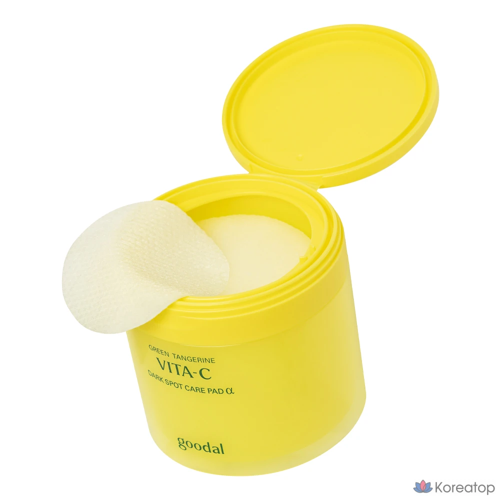 Тонизирующие подушечки Goodal Green Tangerine Vita C Spot Care, 1 комплект, 1 штука, 70 штук