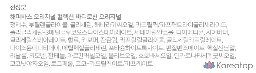 Лосьон для тела Happy Bath Original Collection с оригинальным ароматом, 500 г, 1 шт.