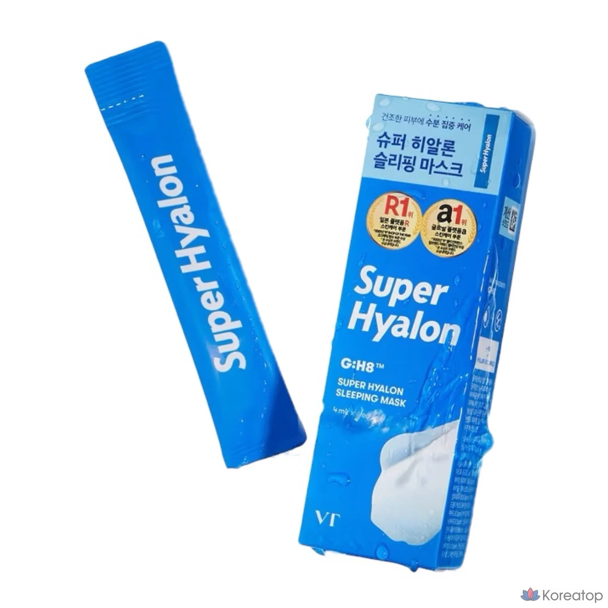 VT Super Hyaluronic Skin Care Sleeping Mask, 1 упаковка (6 шт.), 36 листов, 4 мл