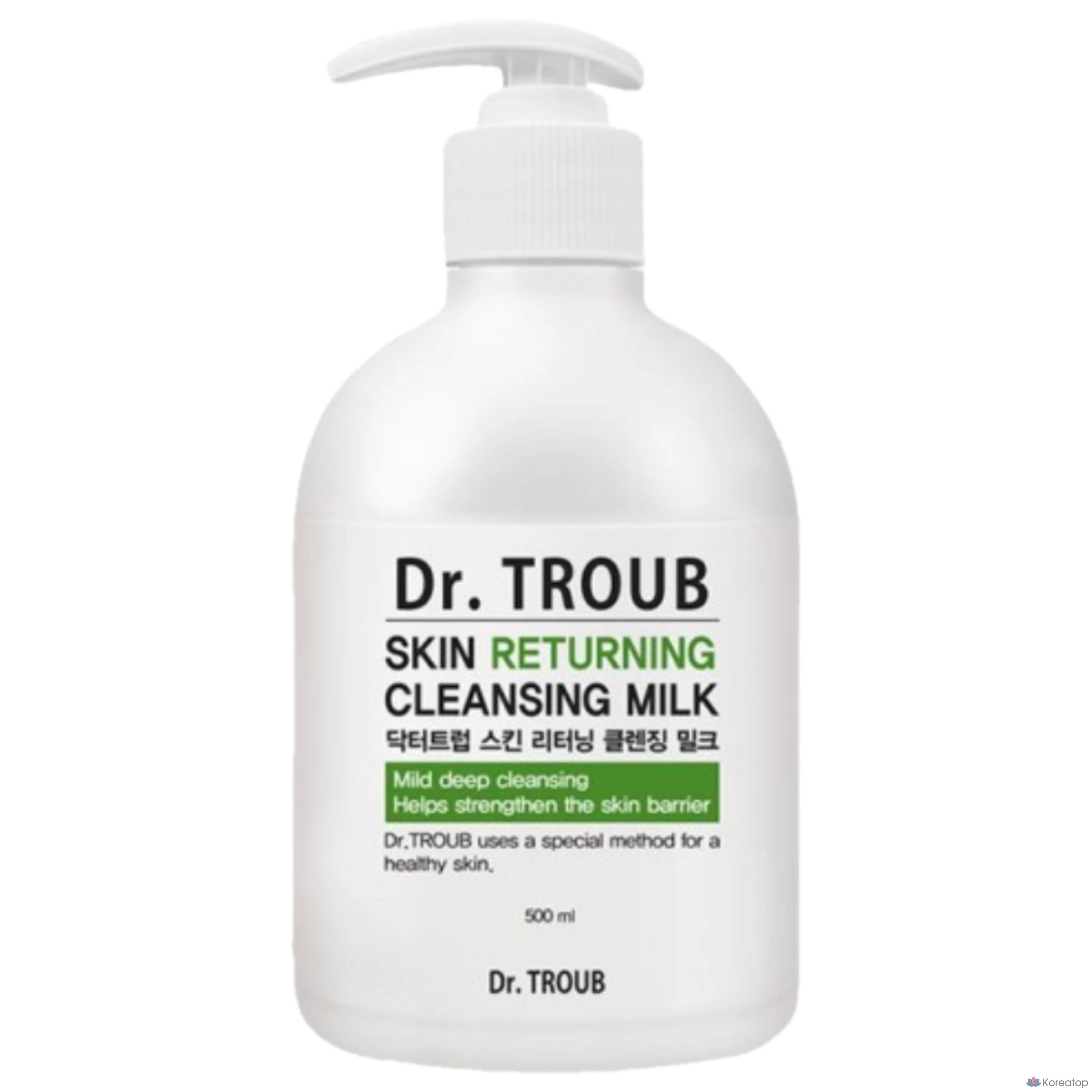 Очищающее молочко для кожи Sidmool Dr. Troop Skin Returning, 500 мл, 1 шт.