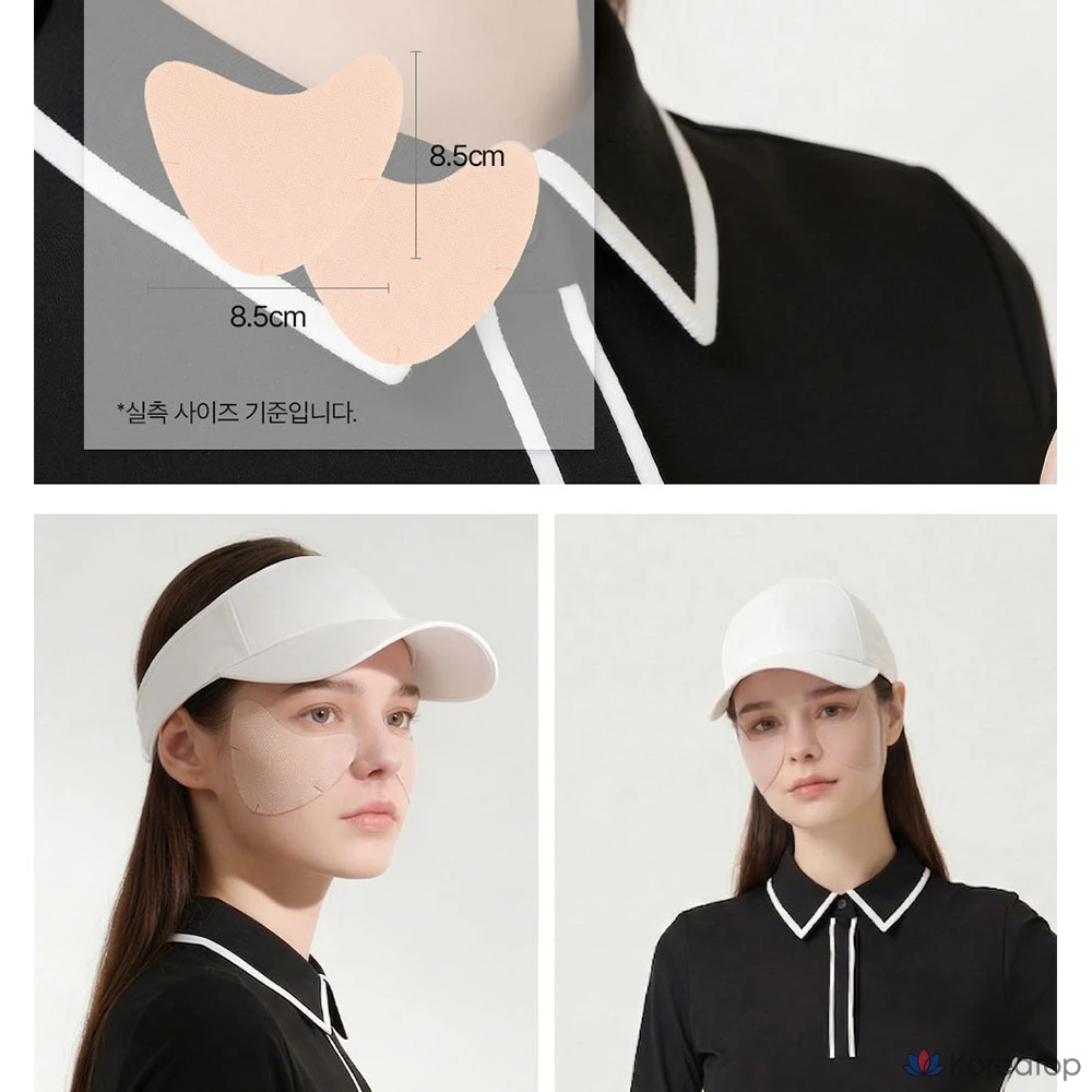 Патчи для лица солнцезащитные Dr. Melaxin UVB 99.9% Sun Patch Cooling Hydrogel Wide Golf, 5 г, 5 шт.