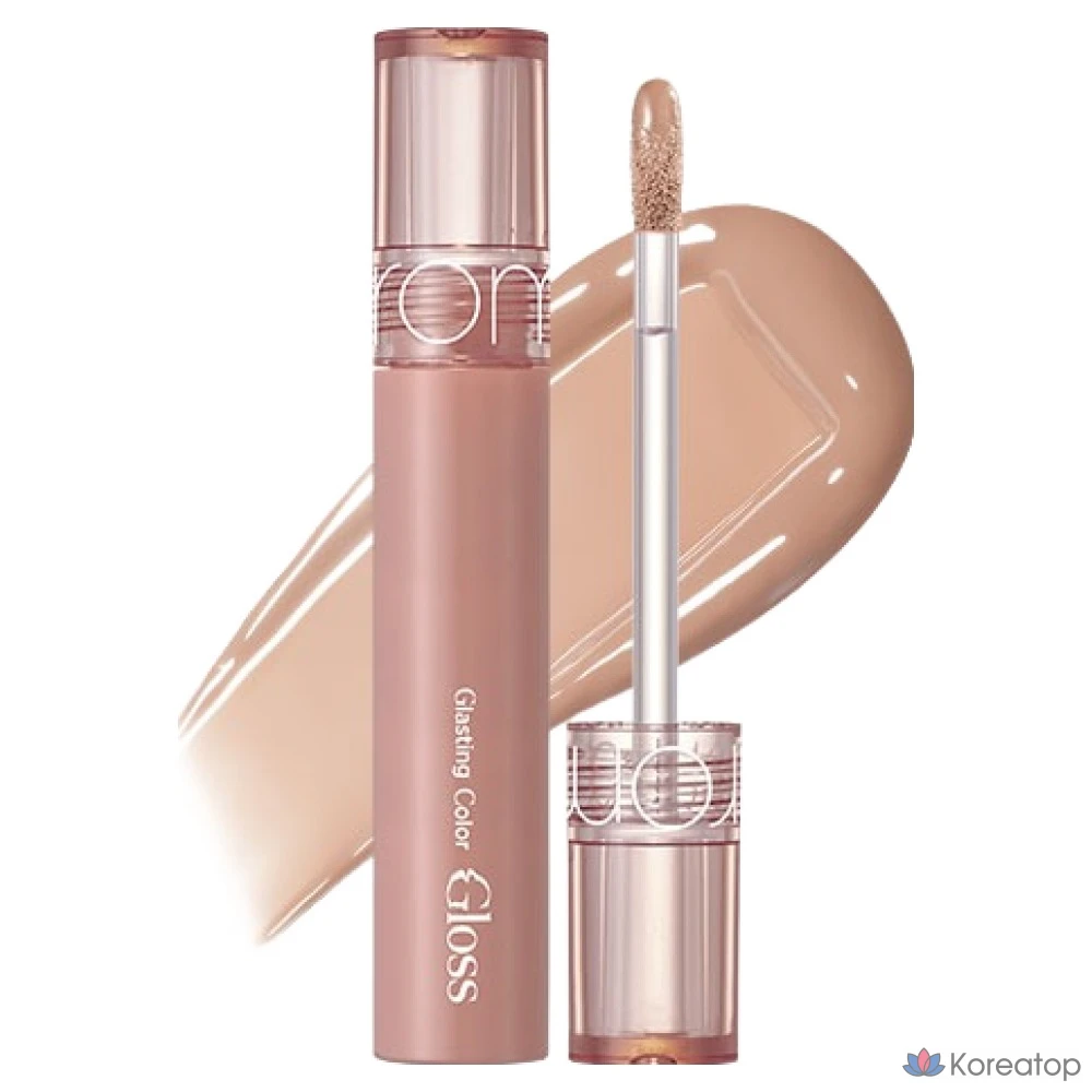 Блеск для губ ROM&ND Glasting Color Gloss, оттенок 22 Cream Mud, 1 шт.