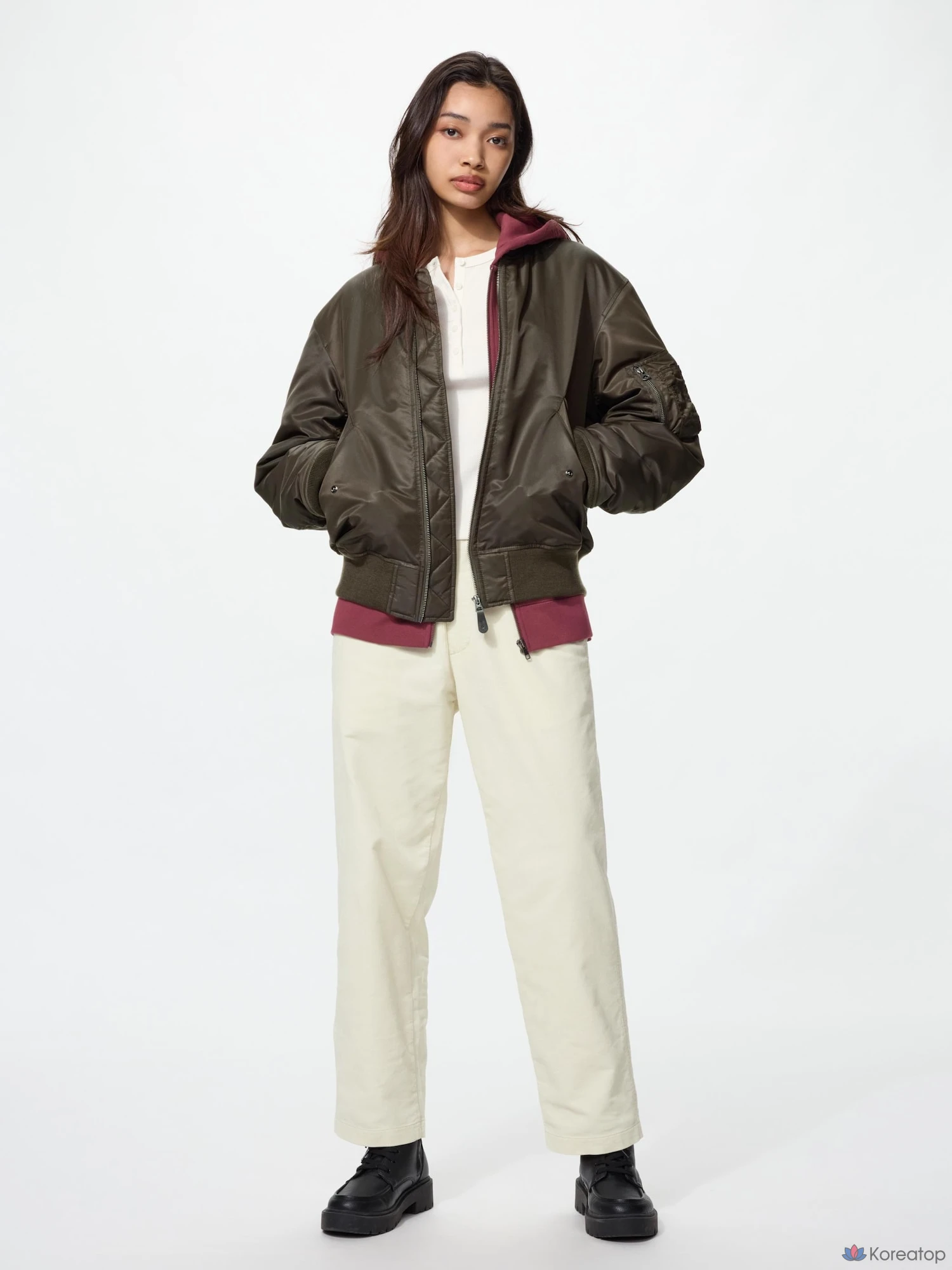 Брюки Uniqlo Corduroy Easy Ankle Pants