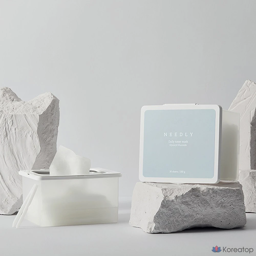 Тонизирующая подушечка-маска для лица Needly Daily Toner Hydration Skin Mask Pack, унисекс, для всех типов кожи, 1 упаковка, 30 листов.