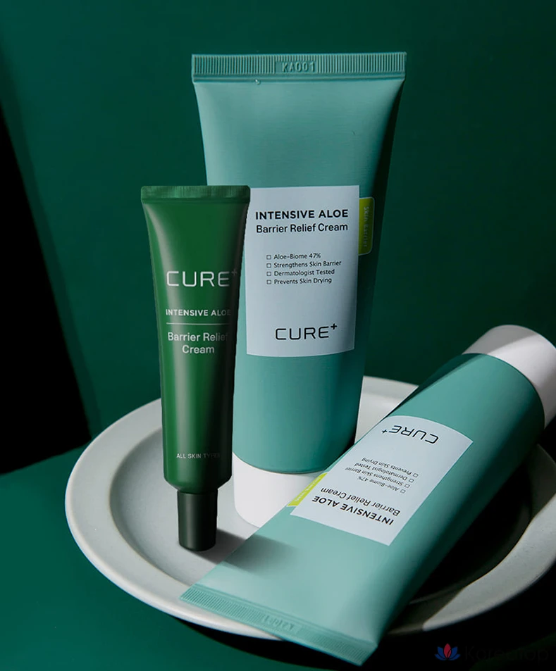 Крем для интенсивного укрепления кожного барьера с алоэ вера KIM JEONG MOON Aloe Cure, 100 г, 1 шт.