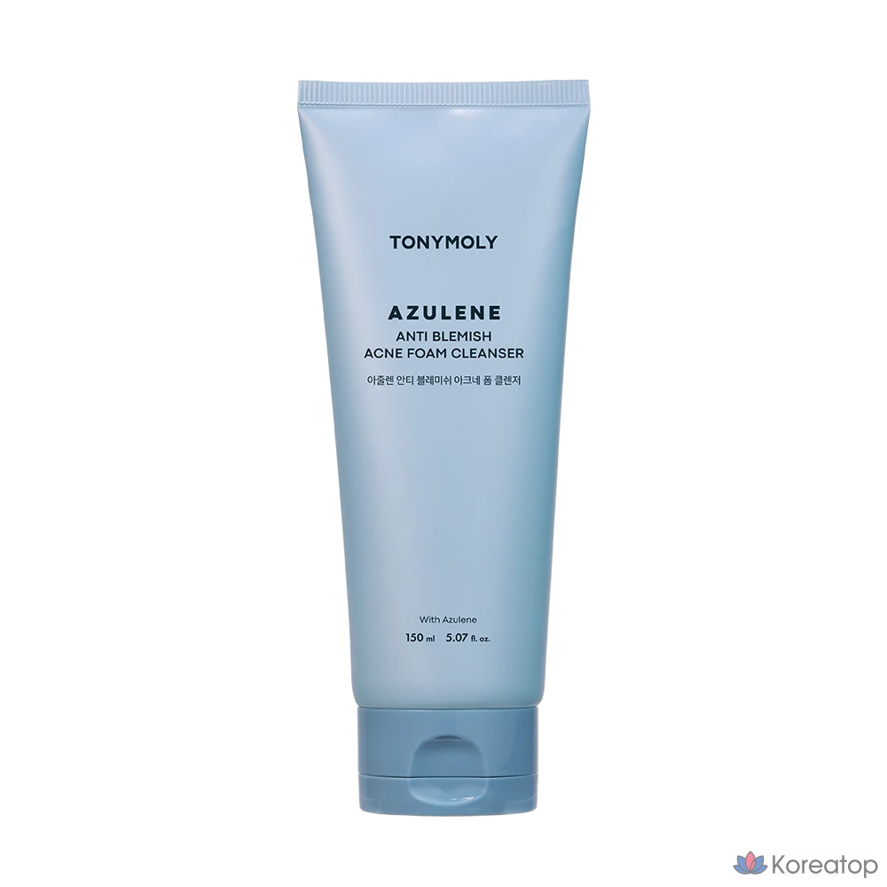 Пенка для умывания Tony Moly Azulene Anti-Blemish Acne Foam Cleanser, 1 шт., 150 мл