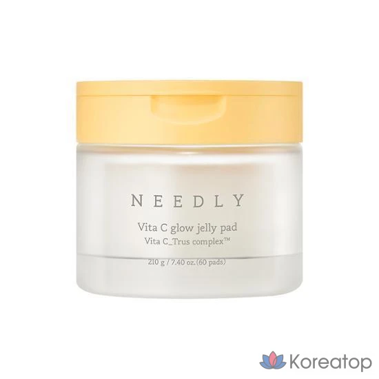 Гелевые подушечки Needly Vita C Glow, 210 г, 60 листов, 1 упаковка.