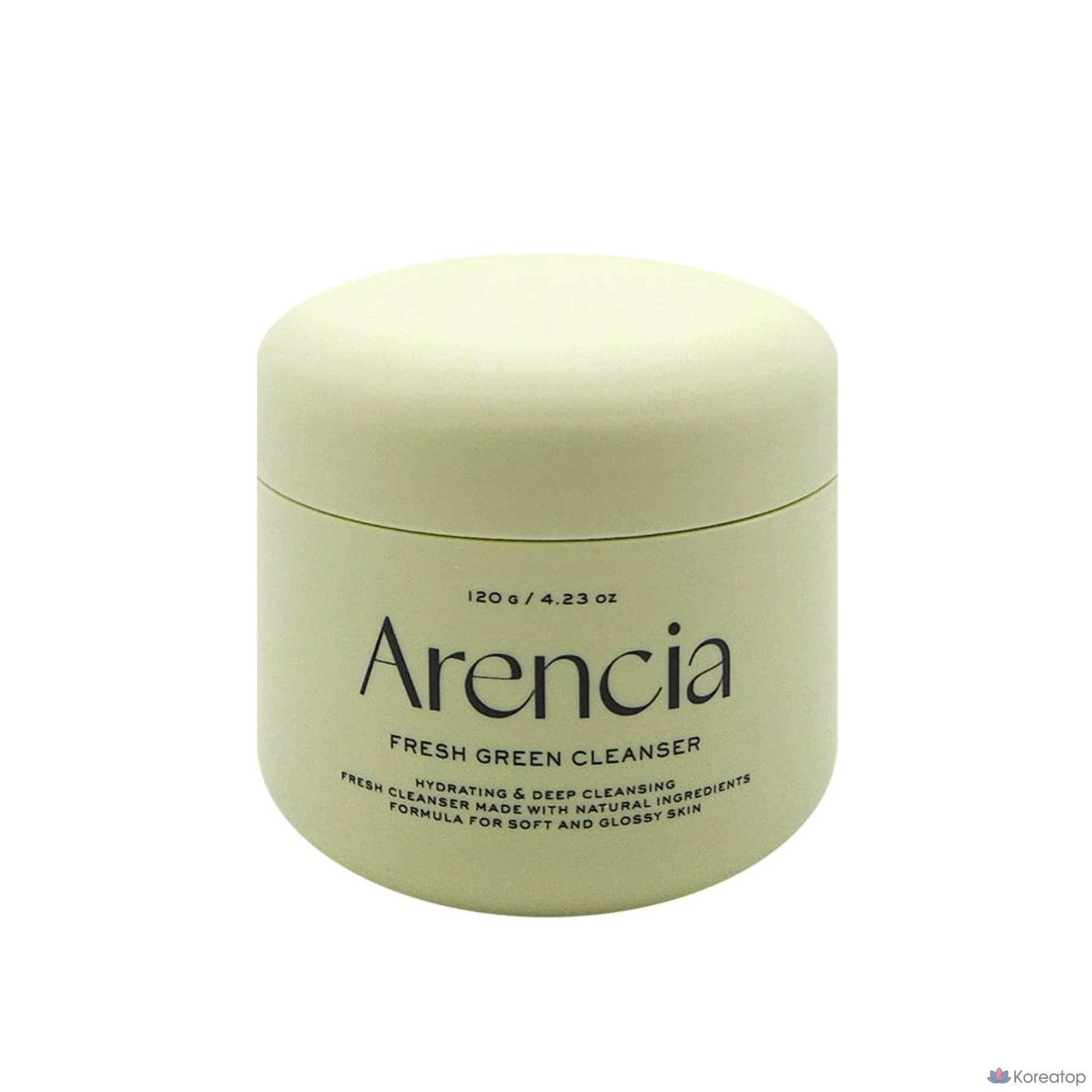 Очищающее средство для лица Arencia Fresh Green Rice Cake Cleanser, 120 г, средство от черных точек, 1 комплект