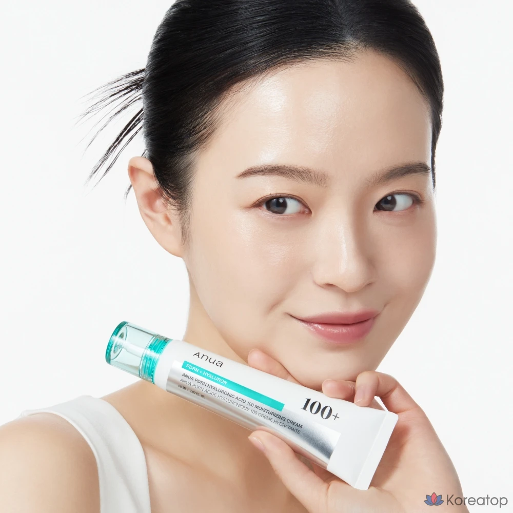 Увлажняющий крем Anua PDRN Hyaluronic Acid 100 Moisture Cream, 60 мл, 1 шт., фото 7