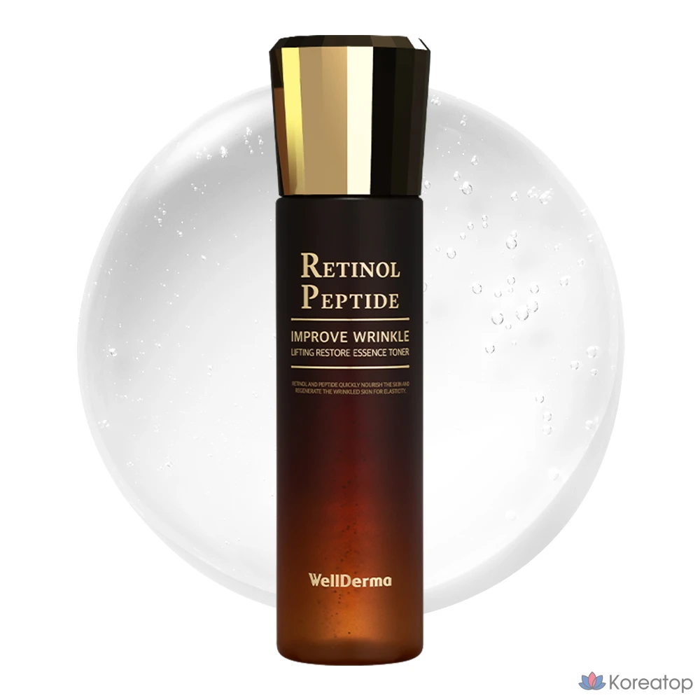 Тоник-лосьон WellDerma Retinol Peptide Lifting Restore Toner, 150 мл, 1 шт.