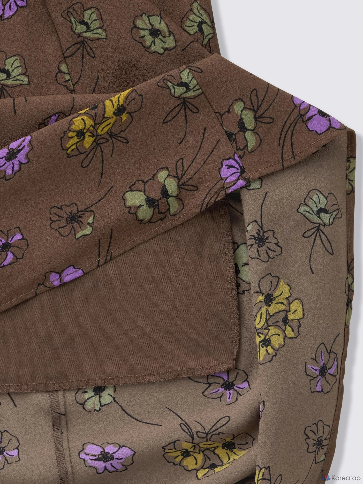 Юбка длинная Uniqlo Flower Print Long Skirt
